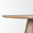 Jovani 60 Solid Light Brown Mango Wood Round Dining Table - Default Title