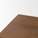 Jonan Medium Brown Wood w Dark Aged Brass 2 Door 3 Drawer Sideboard - Default Title