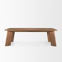 Jonan Brown Solid Mango Wood Rectangular Dining Table - Default Title