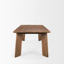 Jonan Brown Solid Mango Wood Rectangular Dining Table - Default Title