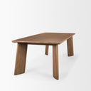 Jonan Brown Solid Mango Wood Rectangular Dining Table - Default Title