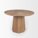 Jovani 94 Solid Light Brown Mango Wood Oval Dining Table - Default Title
