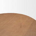 Jovani 94 Solid Light Brown Mango Wood Oval Dining Table - Default Title