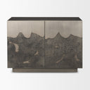 Roxdale Acid Washed Iron Metal Accent Cabinet - Default Title