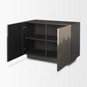 Roxdale Acid Washed Iron Metal Accent Cabinet - Default Title