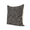 Jalia Cream and Black Cotton Decorative Square Pillow Cover - Default Title