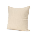 Jenner Cream Cotton-Linen Blend Decorative Square Pillow Cover - Default Title