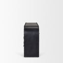 Gehry I 623x165 Black Metal Frame wWood Accent 4 Cabinet Door Two Drawer Sideboard - Default Title