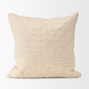 Jacory Cream Checker Textured Decorative Square Pillow Cover - Default Title