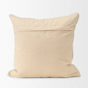 Jacory Cream Checker Textured Decorative Square Pillow Cover - Default Title