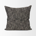 Jalia Cream and Black Cotton Decorative Square Pillow Cover - Default Title