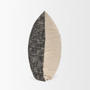 Jalia Cream and Black Cotton Decorative Square Pillow Cover - Default Title