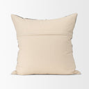 Jalia Cream and Black Cotton Decorative Square Pillow Cover - Default Title