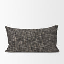 Jalia Cream and Black Cotton Decorative Lumbar Pillow Cover - Default Title