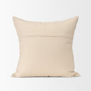 Jeren Beige Checker Textured Cotton-Linen Decorative Square Pillow Cover - Default Title