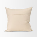 Jenner Cream Cotton-Linen Blend Decorative Square Pillow Cover - Default Title
