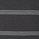 Jayme Gray and White Striped Cotton Decorative Lumbar Pillow Cover - Default Title