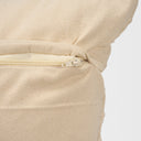 Jacory Cream Checker Textured Decorative Lumbar Pillow Cover - Default Title