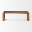 Estelle Rustic Brown Reclaimed Wood Bench - Default Title