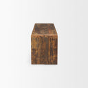 Estelle Rustic Brown Reclaimed Wood Bench - Default Title