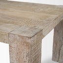 McArthur 94 Whitewash Reclaimed Wood Dining Table - Default Title