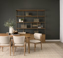 Suvan 84L Light Brown Rectangular Oak Wood Dining Table - Default Title