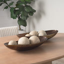 Karmen Set of 2 Gold Hammered Oversized Bowls - Default Title