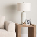 Javier 180L x 180W x 3075H Light Base WCream Shade Table Lamp - Default Title