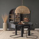 Thad 4-Light Natural Woven Rattan Dome Chandelier - Default Title