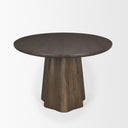 Jovani 94 Solid Dark Brown Mango Wood Oval Dining Table - Default Title