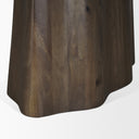 Jovani 94 Solid Dark Brown Mango Wood Oval Dining Table - Default Title