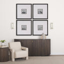 Stein 5L x 6W Gold W White Marble Shade Wall Sconce - Default Title