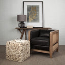 Clark 20H Bronze Barrel Metal Base Beige Linen Shade Table Lamp - Default Title