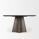 Jovani 60 Solid Dark Brown Mango Wood Round Dining Table - Default Title