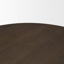 Jovani 60 Solid Dark Brown Mango Wood Round Dining Table - Default Title