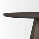 Jovani 60 Solid Dark Brown Mango Wood Round Dining Table - Default Title