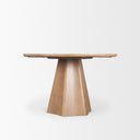 Jovani 48 Solid Light Brown Mango Wood Round Dining Table - Default Title