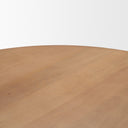 Jovani 48 Solid Light Brown Mango Wood Round Dining Table - Default Title