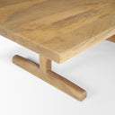 Viktor 55L Light Brown Solid Wood Coffee Table - Default Title