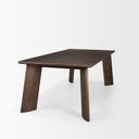 Jonan Solid Dark Brown Mango Wood Rectangular Dining Table - Default Title