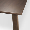 Jonan Solid Dark Brown Mango Wood Rectangular Dining Table - Default Title