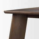 Jonan Solid Dark Brown Mango Wood Rectangular Dining Table - Default Title