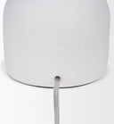 Everly 150L x 150W x 275H White Cement WBeige Shade Table Lamp - Default Title