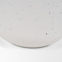 Treva Tall White w Black Speckles Metal Vase - Default Title