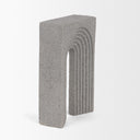 Kacia Resin Textured Concrete Gray Decorative Object - Default Title