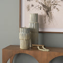 Cardon 230H Gray Ceramic Vase - Default Title