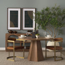 Jovani 48 Solid Light Brown Mango Wood Round Dining Table - Default Title