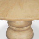Crossman 60 Round Blonde Solid Wood Base Dining Table - Default Title