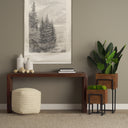 Estelle Rustic Brown Reclaimed Wood Console Table - Default Title