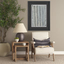 Jayme Gray and White Striped Cotton Decorative Lumbar Pillow Cover - Default Title